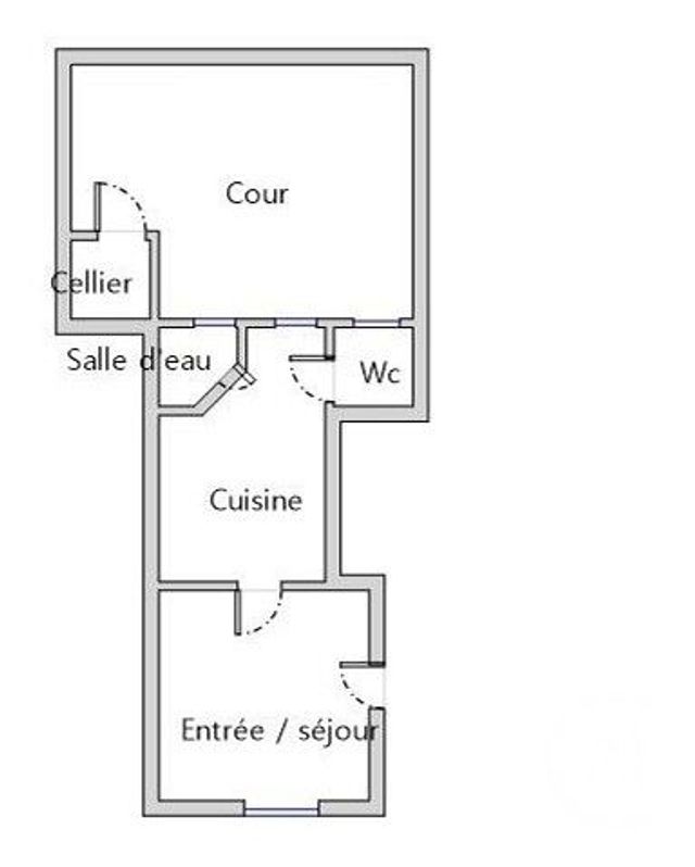 Appartement F1 &agrave; vendre - 1 pi&egrave;ce - 22,62 m2 - Montpellier - 34 - LANGUEDOC-ROUSSILLON