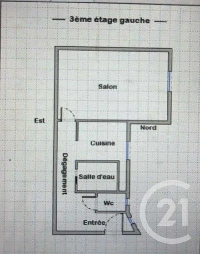 Appartement F1 &agrave; vendre - 1 pi&egrave;ce - 26,76 m2 - Paris - 75017 - ILE-DE-FRANCE