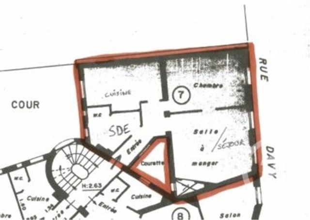 Appartement F2 &agrave; vendre - 2 pi&egrave;ces - 43,01 m2 - Paris - 75017 - ILE-DE-FRANCE