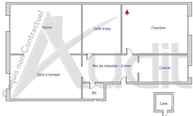 Appartement T2 à vendre - 2 pièces - 48,10 m2 - Paris - 75017 - ILE-DE-FRANCE