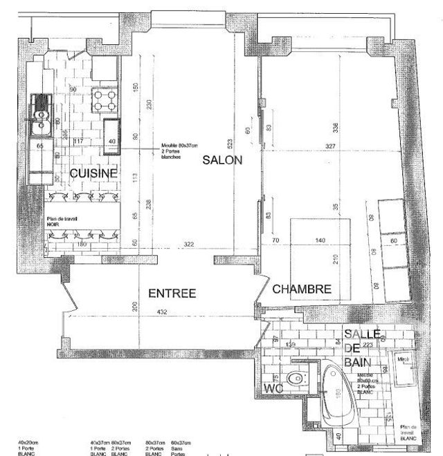 Appartement F1 &agrave; vendre - 2 pi&egrave;ces - 64,13 m2 - Paris - 75017 - ILE-DE-FRANCE