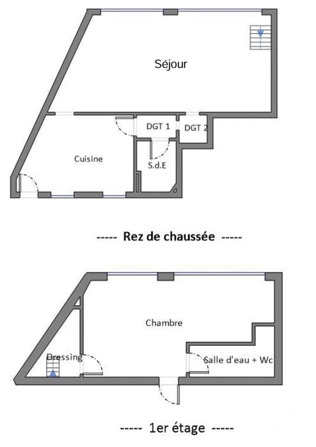 Appartement F3 &agrave; vendre - 3 pi&egrave;ces - 111 m2 - Paris - 75018 - ILE-DE-FRANCE