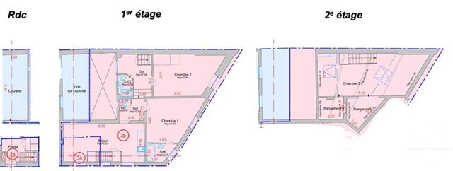 Appartement F4 &agrave; vendre - 4 pi&egrave;ces - 96,50 m2 - Paris - 75018 - ILE-DE-FRANCE