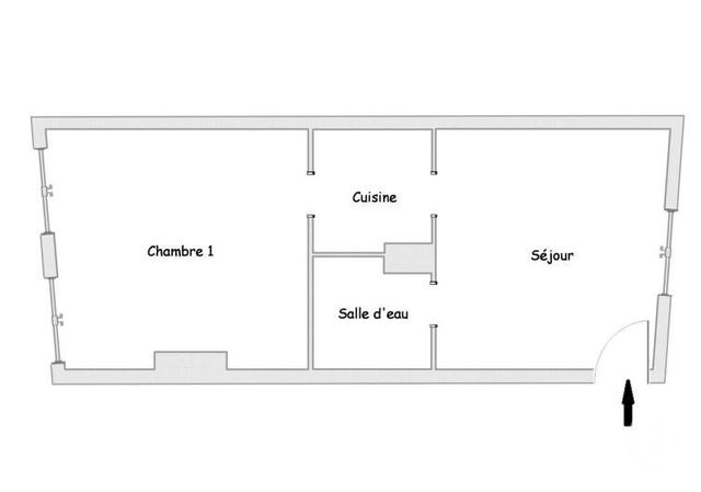 Appartement F2 &agrave; vendre - 2 pi&egrave;ces - 31,50 m2 - Paris - 75018 - ILE-DE-FRANCE