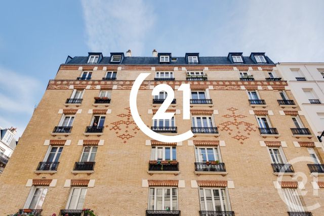 Appartement F2 &agrave; vendre - 2 pi&egrave;ces - 36 m2 - Paris - 75018 - ILE-DE-FRANCE