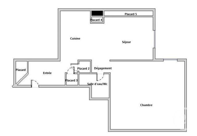 Appartement F2 &agrave; vendre - 2 pi&egrave;ces - 22 m2 - Paris - 75018 - ILE-DE-FRANCE
