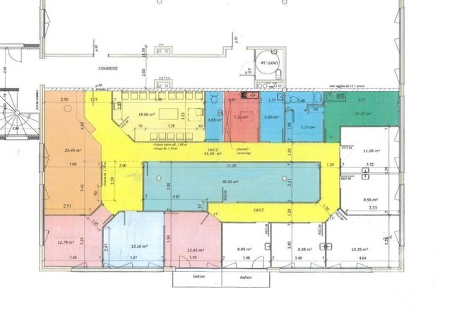 Appartement Local à louer - 10 pièces - 258 m2 - Montbeliard - 25 - FRANCHE-COMTE
