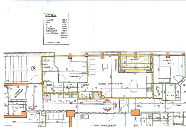 Appartement F2 &agrave; louer - 2 pi&egrave;ces - 46 m2 - Montbeliard - 25 - FRANCHE-COMTE