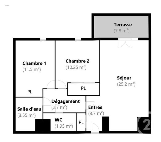 Appartement T3 &agrave; vendre - 3 pi&egrave;ces - 58,85 m2 - Marseille - 13009 - PROVENCE-ALPES-COTE-D-AZUR