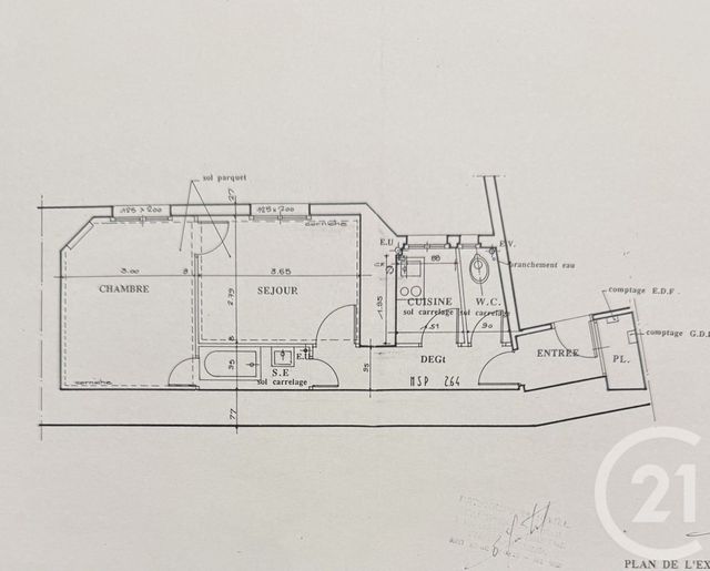 Appartement F2 &agrave; vendre - 2 pi&egrave;ces - 35,17 m2 - Paris - 75016 - ILE-DE-FRANCE
