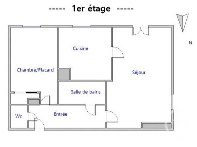Appartement T2 &agrave; vendre - 2 pi&egrave;ces - 39,40 m2 - Reze - 44 - PAYS-DE-LOIRE