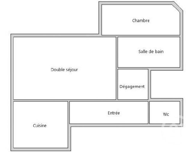 Appartement F2 à vendre - 3 pièces - 54,50 m2 - Paris - 75010 - ILE-DE-FRANCE