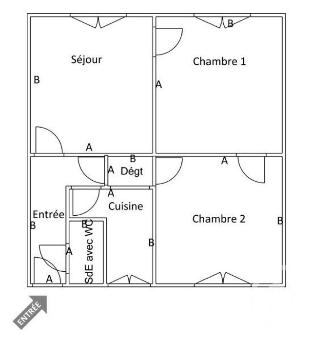 Appartement F3 &agrave; vendre - 3 pi&egrave;ces - 48,26 m2 - Paris - 75010 - ILE-DE-FRANCE