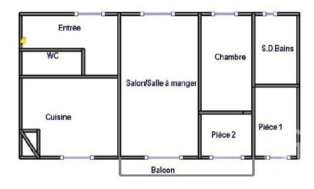Appartement F3 &agrave; vendre - 4 pi&egrave;ces - 64,60 m2 - Paris - 75010 - ILE-DE-FRANCE