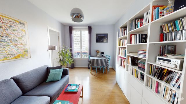 Appartement F2 à vendre - 2 pièces - 37,51 m2 - Paris - 75019 - ILE-DE-FRANCE