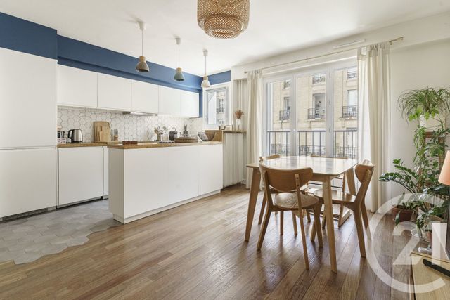 Appartement &agrave; vendre - 3 pi&egrave;ces - 58 m2 - Paris - 75019 - ILE-DE-FRANCE