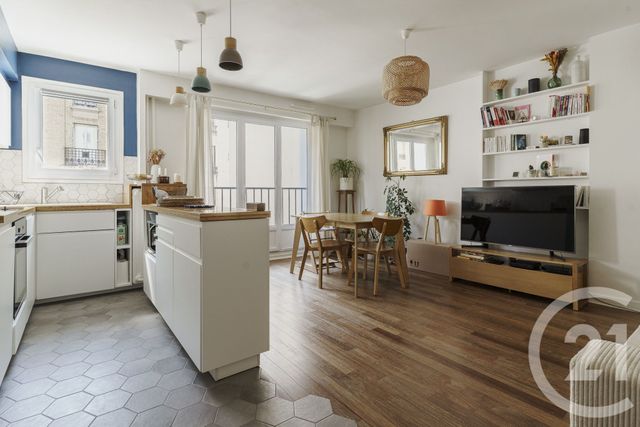 Appartement &agrave; vendre - 3 pi&egrave;ces - 58 m2 - Paris - 75019 - ILE-DE-FRANCE
