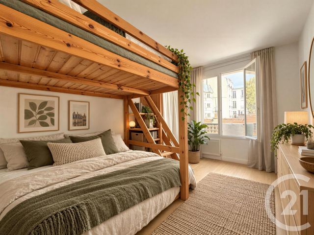 Appartement F3 &agrave; vendre - 3 pi&egrave;ces - 46,06 m2 - Paris - 75019 - ILE-DE-FRANCE