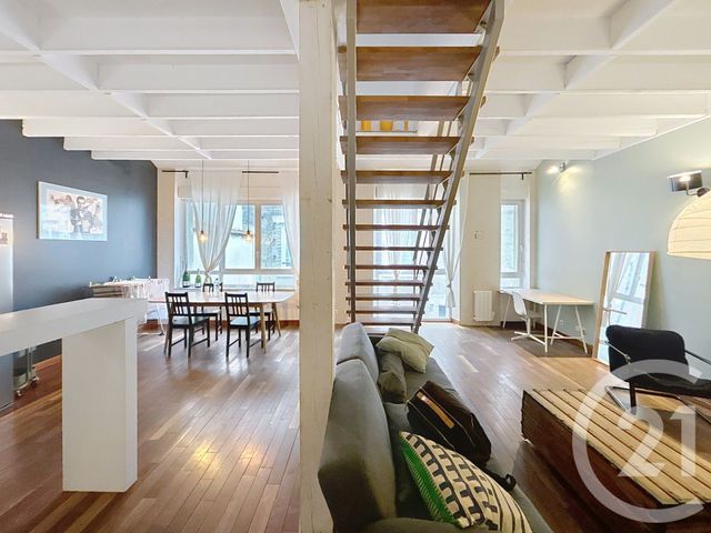 Appartement Duplex &agrave; louer - 3 pi&egrave;ces - 78 m2 - Reims - 51 - CHAMPAGNE-ARDENNE