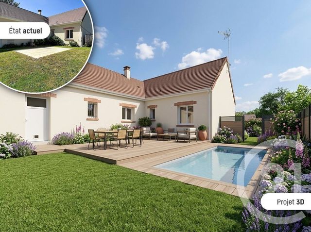 Maison &agrave; vendre - 5 pi&egrave;ces - 138,19 m2 - Pruniers En Sologne - 41 - CENTRE