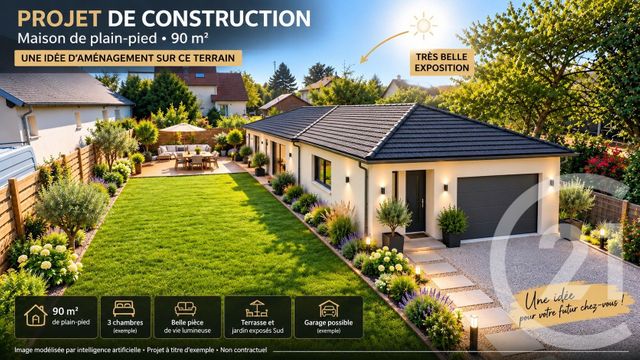 Terrain &agrave; vendre - 445 m2 - Conches En Ouche - 27 - HAUTE-NORMANDIE