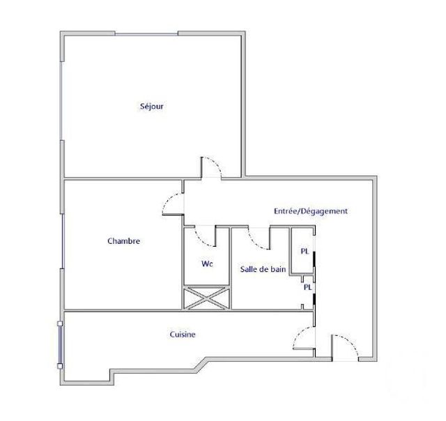 Appartement F2 à vendre - 2 pièces - 51,26 m2 - Neuilly Sur Seine - 92 - ILE-DE-FRANCE