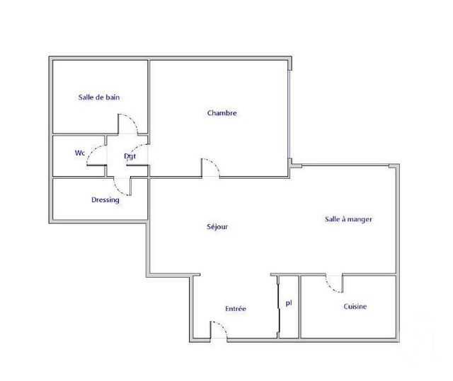 Appartement F2 à vendre - 2 pièces - 59 m2 - Neuilly Sur Seine - 92 - ILE-DE-FRANCE