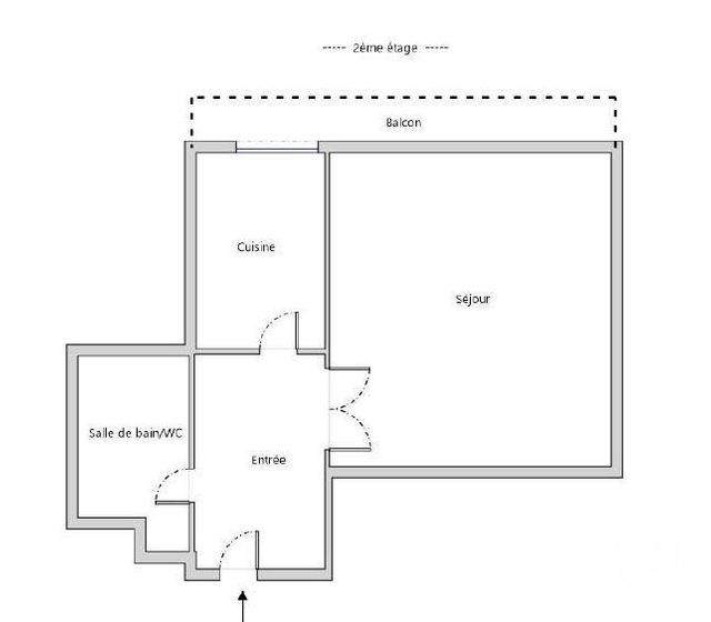 Appartement F1 &agrave; vendre - 1 pi&egrave;ce - 34 m2 - Neuilly Sur Seine - 92 - ILE-DE-FRANCE