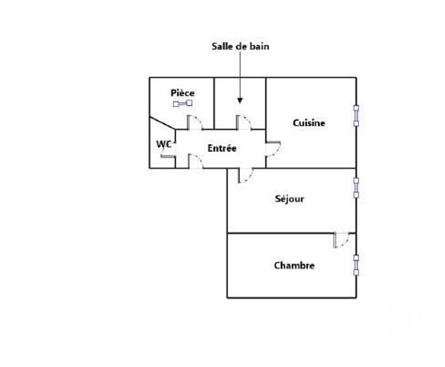 Appartement F3 &agrave; louer - 3 pi&egrave;ces - 50 m2 - Neuilly Sur Seine - 92 - ILE-DE-FRANCE