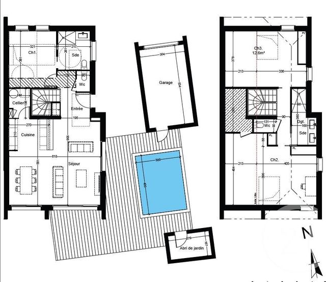Maison à vendre - 4 pièces - 103,60 m2 - Merignac - 33 - AQUITAINE