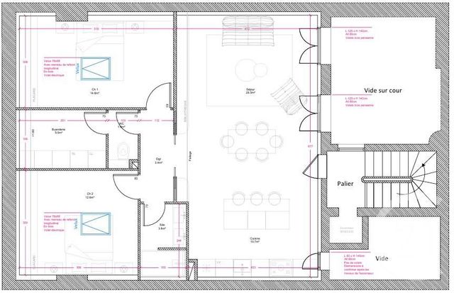 Appartement T3 &agrave; vendre - 3 pi&egrave;ces - 81,50 m2 - Bordeaux - 33 - AQUITAINE