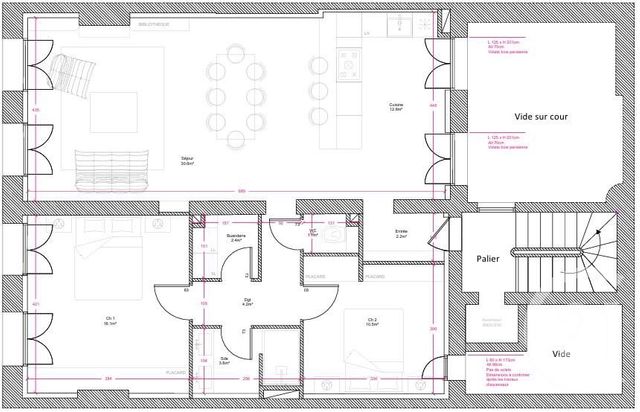 Appartement T3 &agrave; vendre - 3 pi&egrave;ces - 81,50 m2 - Bordeaux - 33 - AQUITAINE
