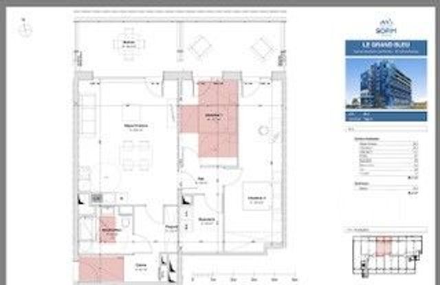 Appartement F3 &agrave; vendre - 3 pi&egrave;ces - 85,10 m2 - Dunkerque - 59 - NORD-PAS-DE-CALAIS