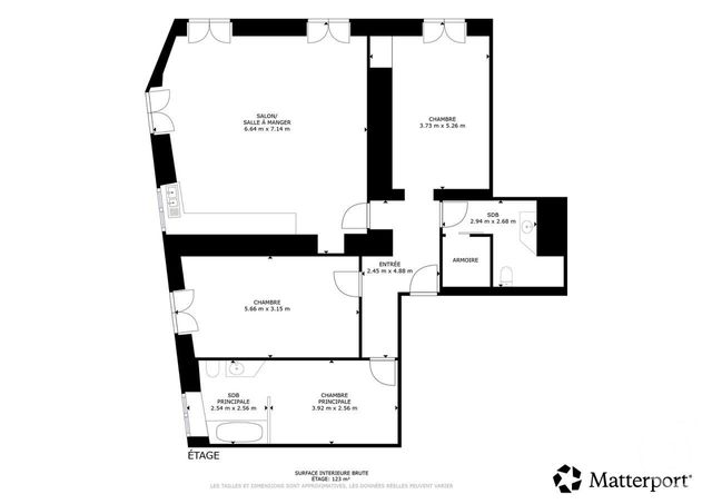 Appartement T4 &agrave; vendre - 4 pi&egrave;ces - 110,81 m2 - Bayonne - 64 - AQUITAINE