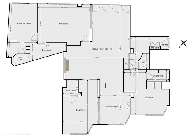 Appartement &agrave; vendre - 4 pi&egrave;ces - 119,59 m2 - Paris - 75012 - ILE-DE-FRANCE