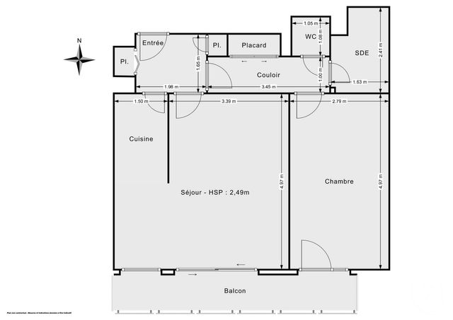 Appartement F2 &agrave; vendre - 2 pi&egrave;ces - 50 m2 - Paris - 75012 - ILE-DE-FRANCE