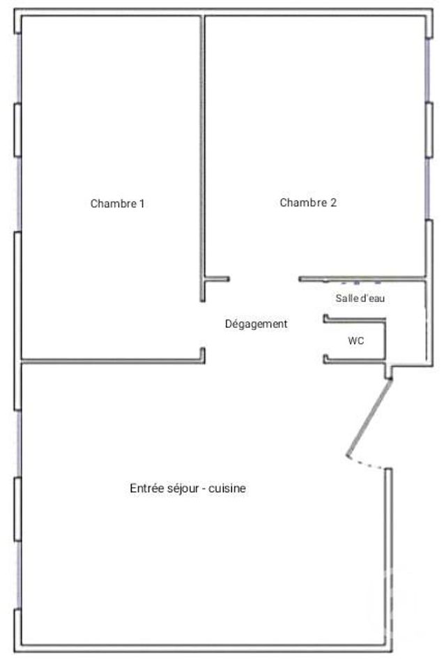 Appartement F2 &agrave; vendre - 3 pi&egrave;ces - 48,09 m2 - Paris - 75012 - ILE-DE-FRANCE