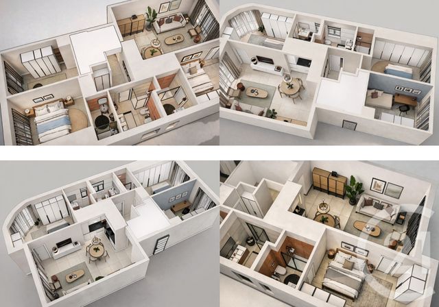 Appartement F3 &agrave; vendre - 3 pi&egrave;ces - 89,01 m2 - Nice - 06 - PROVENCE-ALPES-COTE-D-AZUR