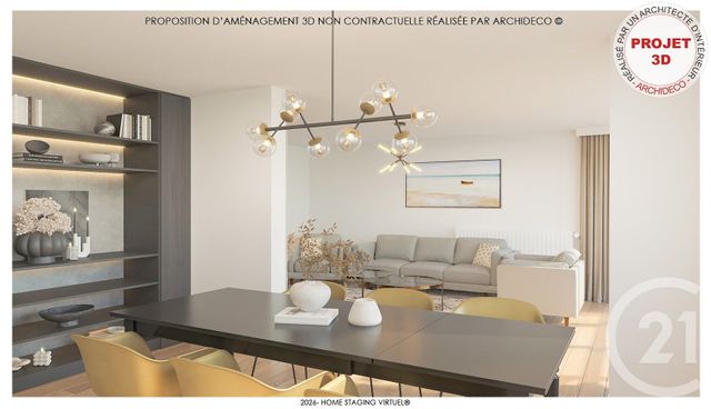 Appartement F4 &agrave; vendre - 4 pi&egrave;ces - 86,35 m2 - Beauchamp - 95 - ILE-DE-FRANCE