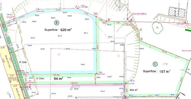 Terrain &agrave; vendre - 630 m2 - Sannois - 95 - ILE-DE-FRANCE