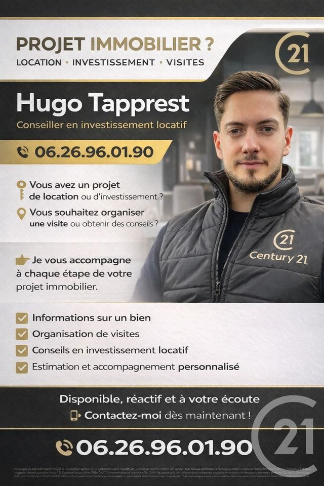 Appartement T2 &agrave; louer - 2 pi&egrave;ces - 46,84 m2 - Troyes - 10 - CHAMPAGNE-ARDENNE