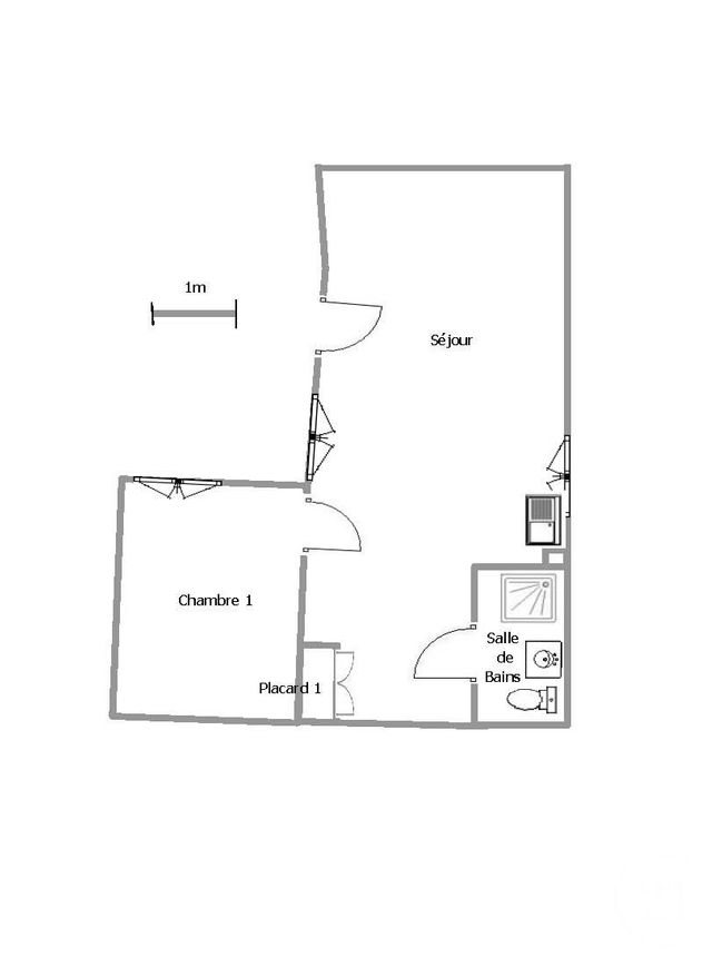 Appartement F1 &agrave; louer - 1 pi&egrave;ce - 29,50 m2 - Troyes - 10 - CHAMPAGNE-ARDENNE
