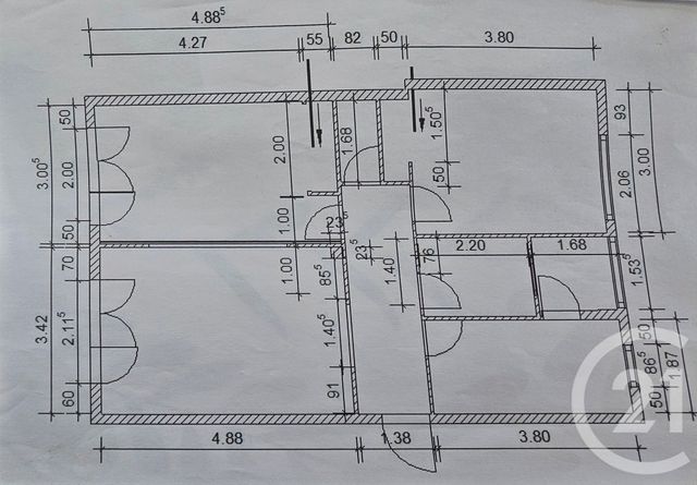 Appartement T3 &agrave; vendre - 3 pi&egrave;ces - 63,26 m2 - Six Fours Les Plages - 83 - PROVENCE-ALPES-COTE-D-AZUR