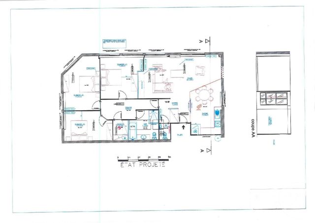 Appartement F4 &agrave; louer - 4 pi&egrave;ces - 118 m2 - Cherbourg En Cotentin - 50 - BASSE-NORMANDIE