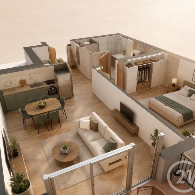 Appartement &agrave; vendre - 2 pi&egrave;ces - 40 m2 - Drancy - 93 - ILE-DE-FRANCE