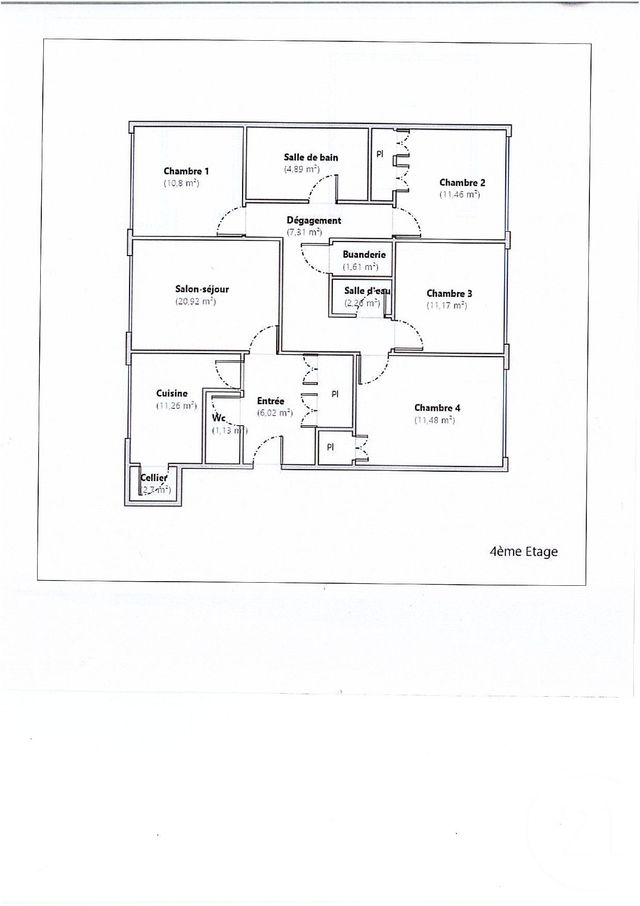 Appartement F5 à vendre CERGY