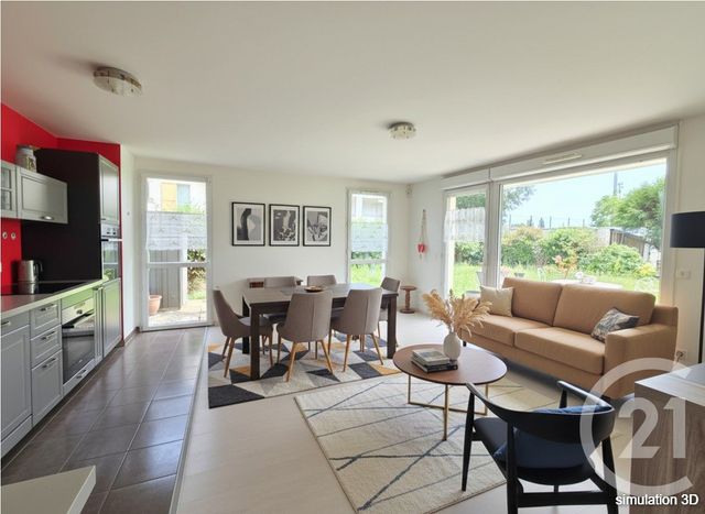 Appartement F3 &agrave; vendre - 3 pi&egrave;ces - 63,42 m2 - Cergy - 95 - ILE-DE-FRANCE