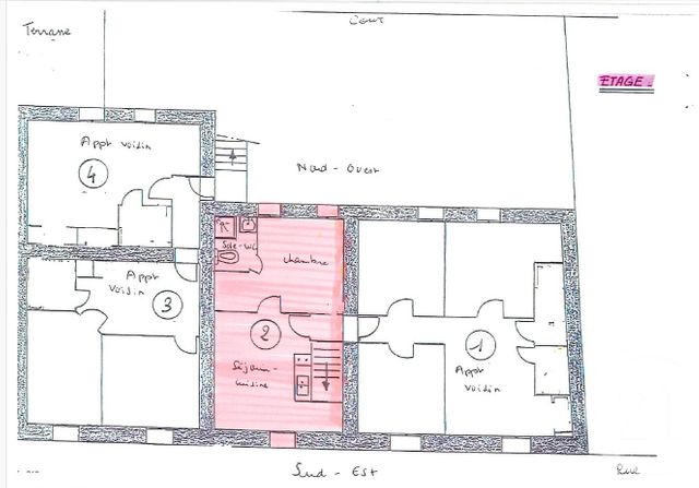 Appartement F2 &agrave; louer - 2 pi&egrave;ces - 35,10 m2 - Gigean - 34 - LANGUEDOC-ROUSSILLON