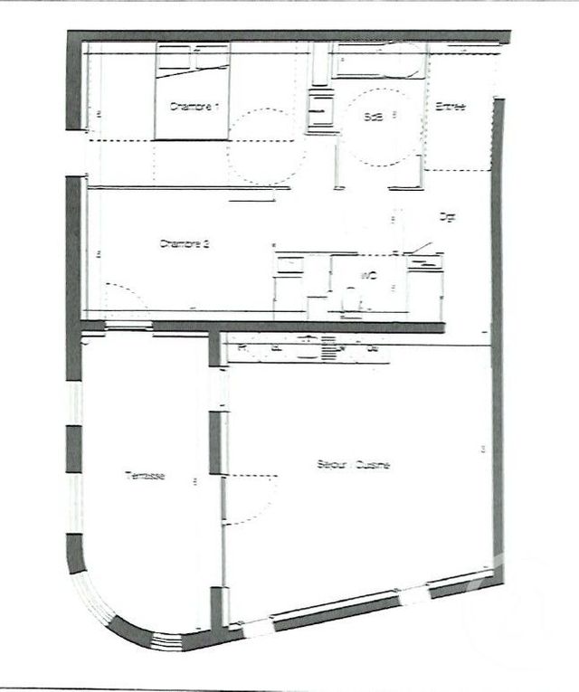 Appartement F3 &agrave; louer - 3 pi&egrave;ces - 63,40 m2 - Sete - 34 - LANGUEDOC-ROUSSILLON
