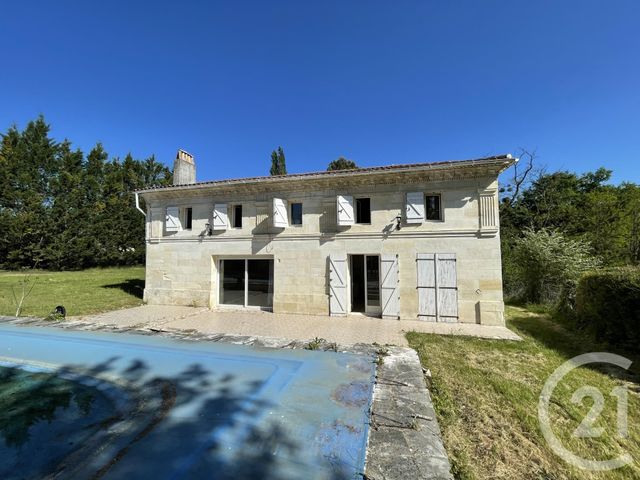 Maison &agrave; vendre - 7 pi&egrave;ces - 138 m2 - Lagorce - 33 - AQUITAINE
